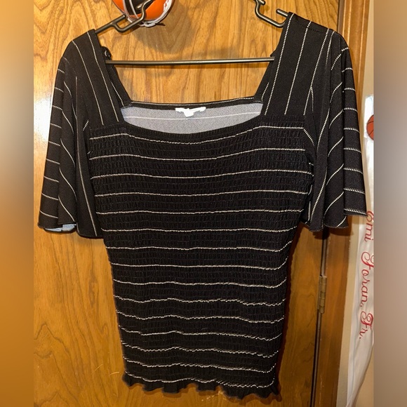 Maurices stripe smocked body top - Picture 2 of 10